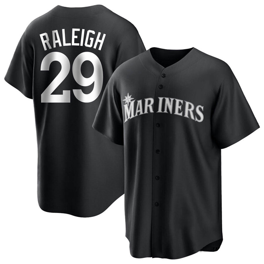 Custom #29 Black SEA Baseball Shirt Top