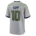 Custom #10 Gray SEA Football Shirt Top