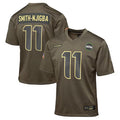 Custom #11 Olive SEA Football Shirt Top