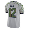 Custom #12 Grey SEA Football Shirt Top