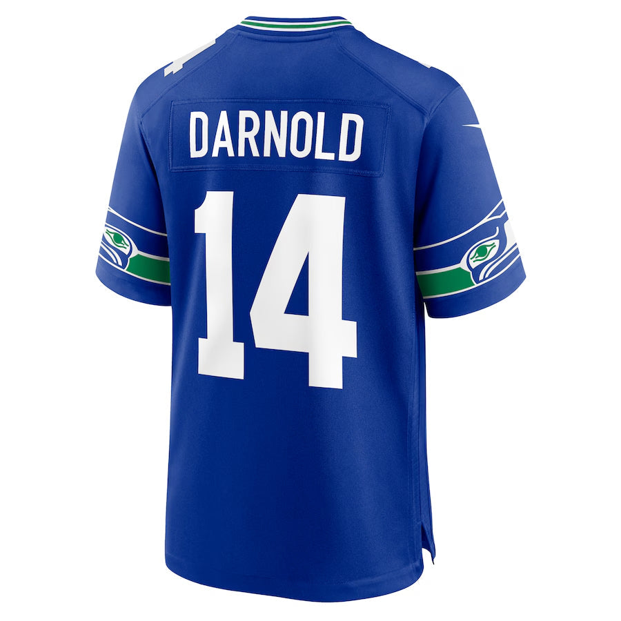 Custom #14 Royal SEA Football Shirt Top