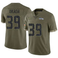 Custom #39 Olive SEA Football Shirt Top