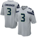 Custom #3 Grey SEA Football Shirt Top