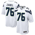 Custom #76 White SEA Football Shirt Top