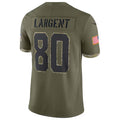 Custom #80 Olive SEA Football Shirt Top