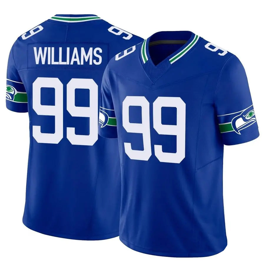 Custom #99 Royal SEA Football Shirt Top