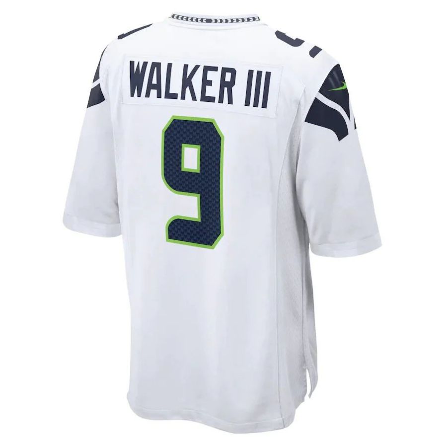 Custom #9 White SEA Football Shirt Top