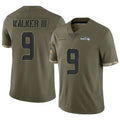 Custom #9 Olive SEA Football Shirt Top