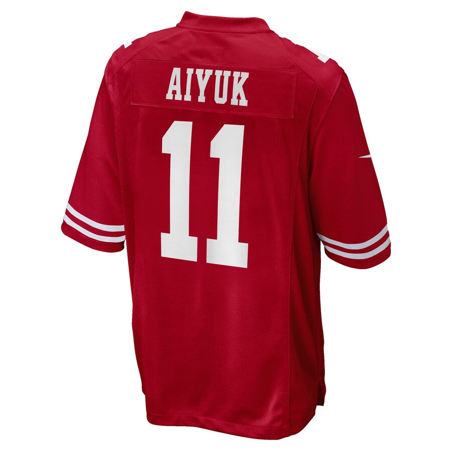 Custom #11 Scarlet SF Football Shirt Top