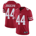 Custom #44 Scarlet Throwback SF Football Shirt Top