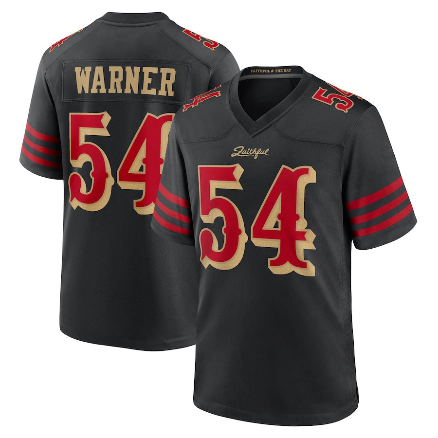 Custom #54 WARNER Pro Stitched Jersey - Premium Edition