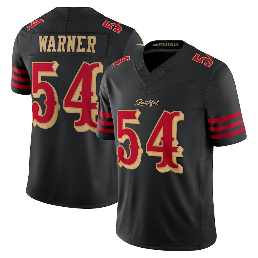 Custom #54 WARNER Pro Stitched Jersey - Premium Edition