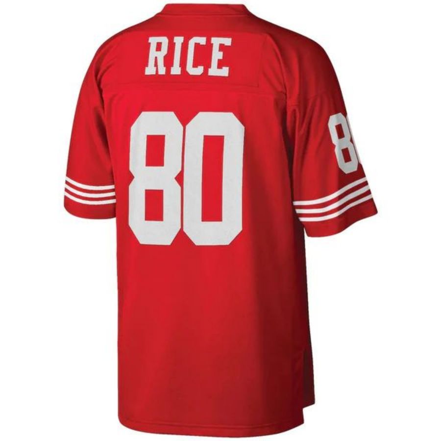 Custom #80 RICE Pro Stitched Jersey - Premium Edition