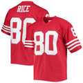 Custom #80 RICE Pro Stitched Jersey - Premium Edition