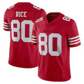 Custom #80 RICE Pro Stitched Jersey - Premium Edition