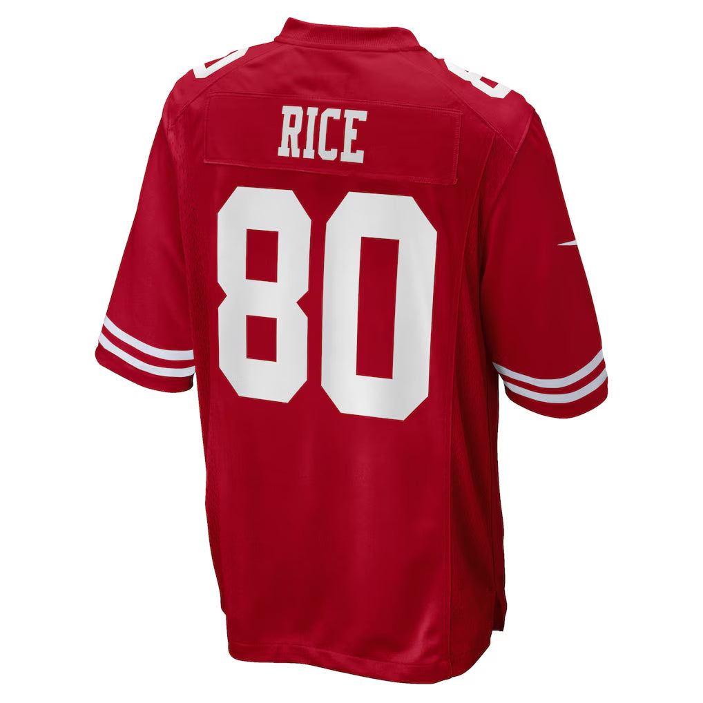 Custom #80 RICE Pro Stitched Jersey - Premium Edition