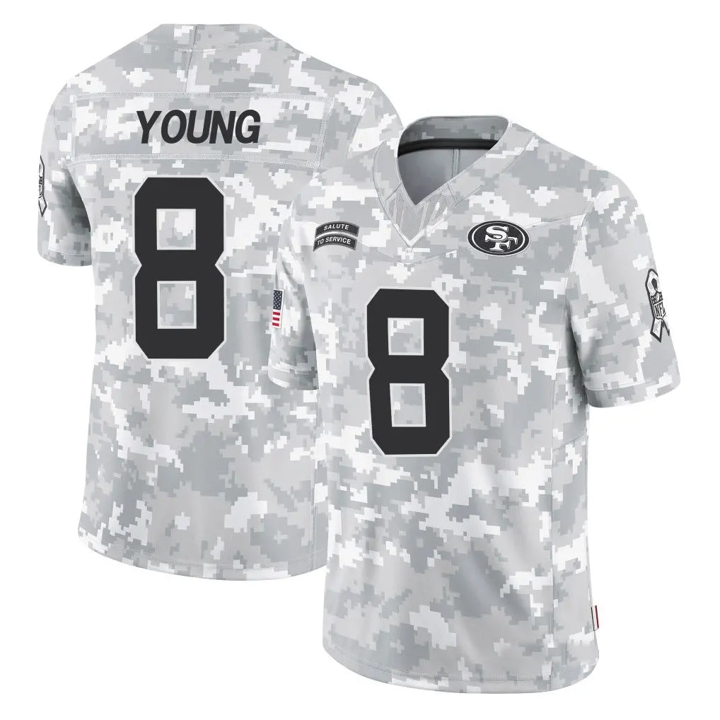 Custom #8 YOUNG Pro Stitched Jersey - Premium Edition