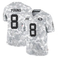 Custom #8 YOUNG Pro Stitched Jersey - Premium Edition