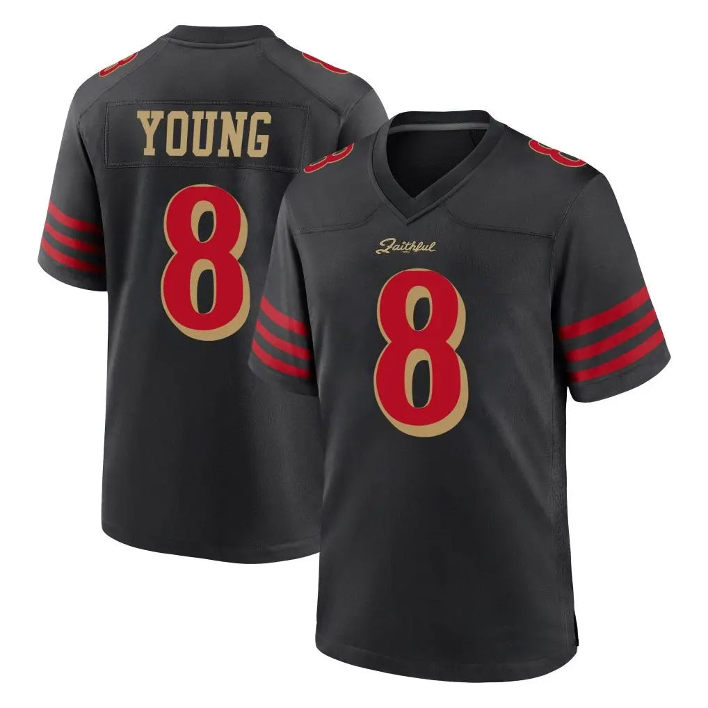 Custom #8 YOUNG Pro Stitched Jersey - Premium Edition