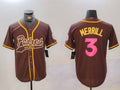 Custom #3 MERRILL Pro Stitched Jersey - Premium Edition