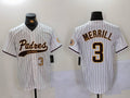 Custom #3 MERRILL Pro Stitched Jersey - Premium Edition