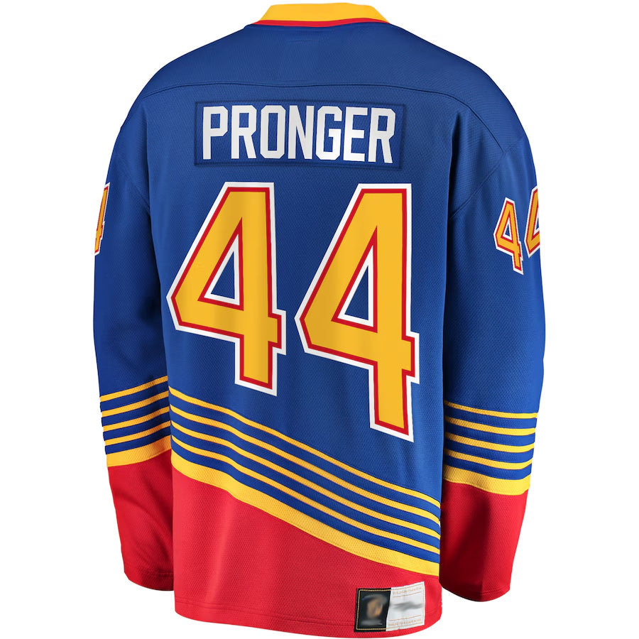 Custom #44 Blue STL Hockey Shirt Top