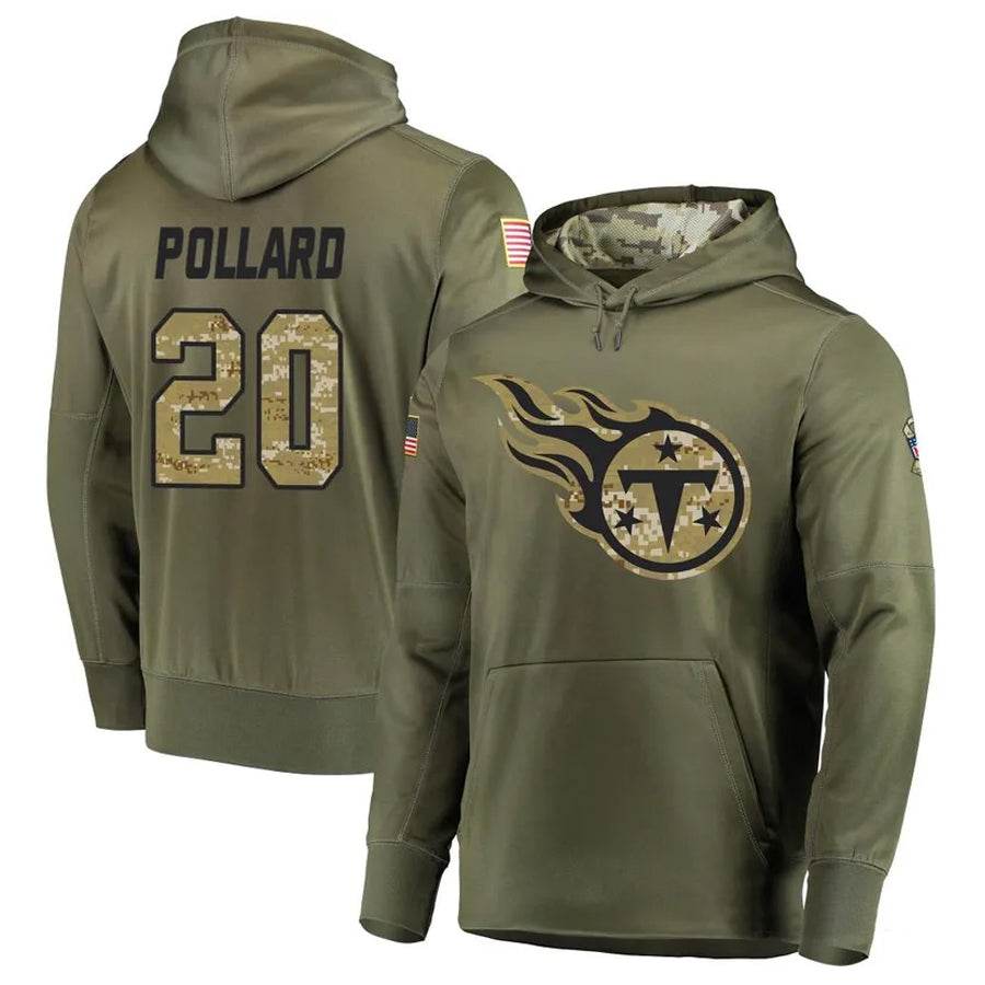 Custom #20 POLLARD Pro Stitched Jersey - Premium Edition