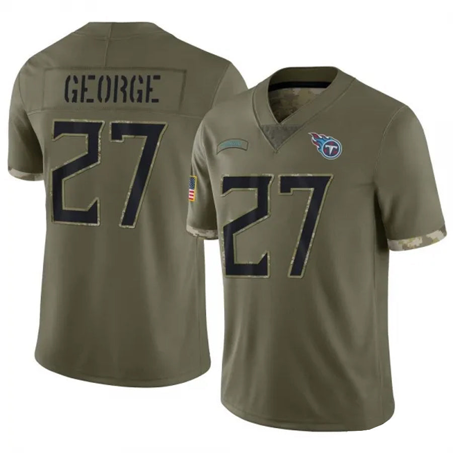 Custom #27 GEORGE Pro Stitched Jersey - Premium Edition