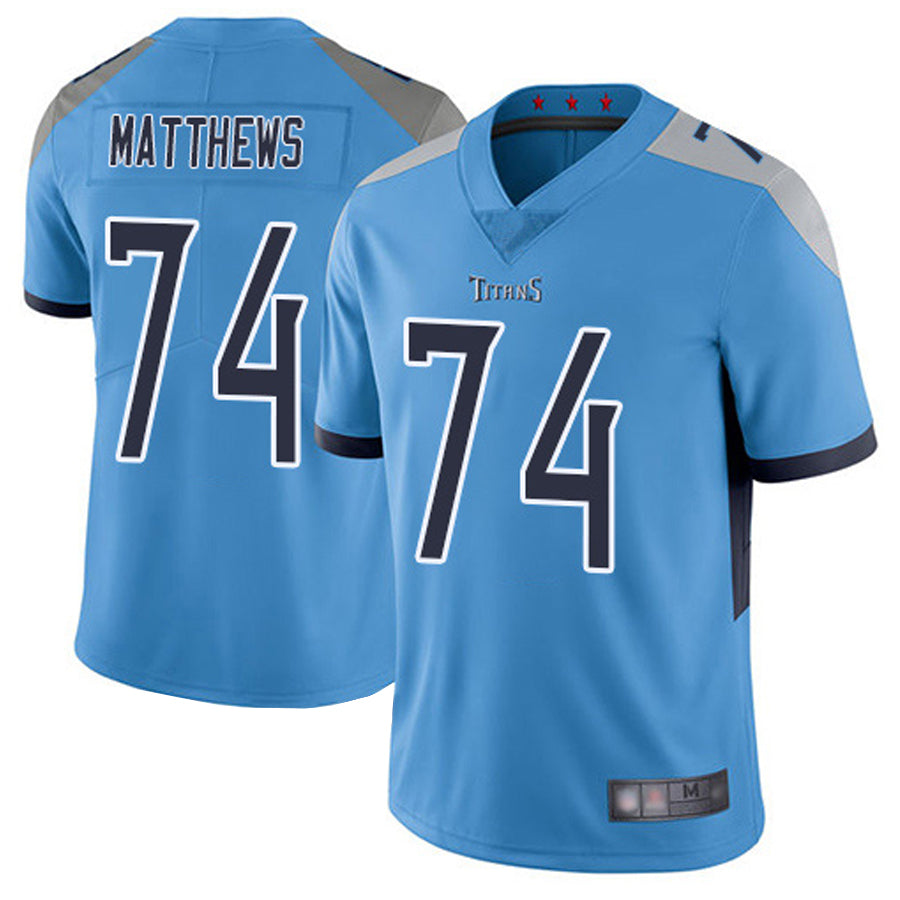 Custom #74 MATTHEWS Pro Stitched Jersey - Premium Edition