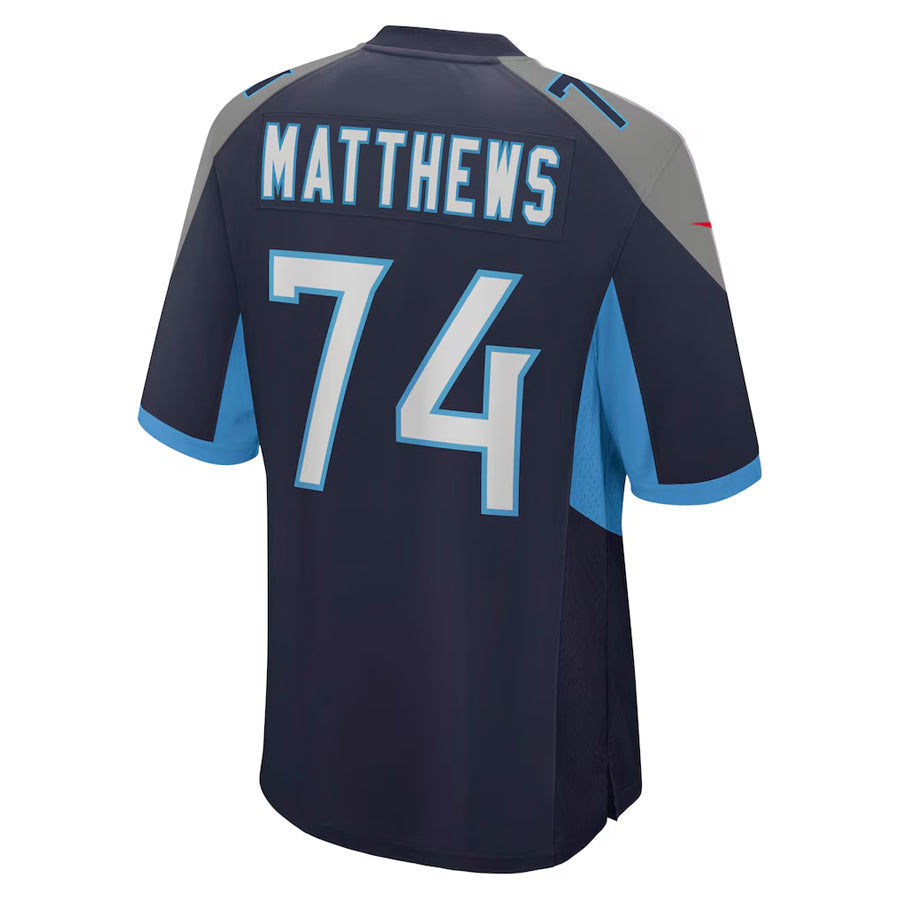 Custom #74 MATTHEWS Pro Stitched Jersey - Premium Edition