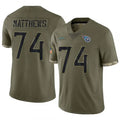Custom #74 Olive TEN Football Shirt Top