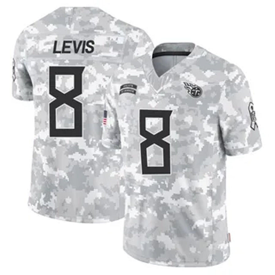 Custom #8 LEVIS Pro Stitched Jersey - Premium Edition