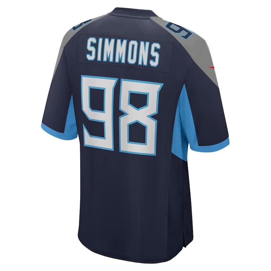 Custom #98 SIMMONS Pro Stitched Jersey - Premium Edition