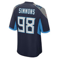 Custom #98 SIMMONS Pro Stitched Jersey - Premium Edition