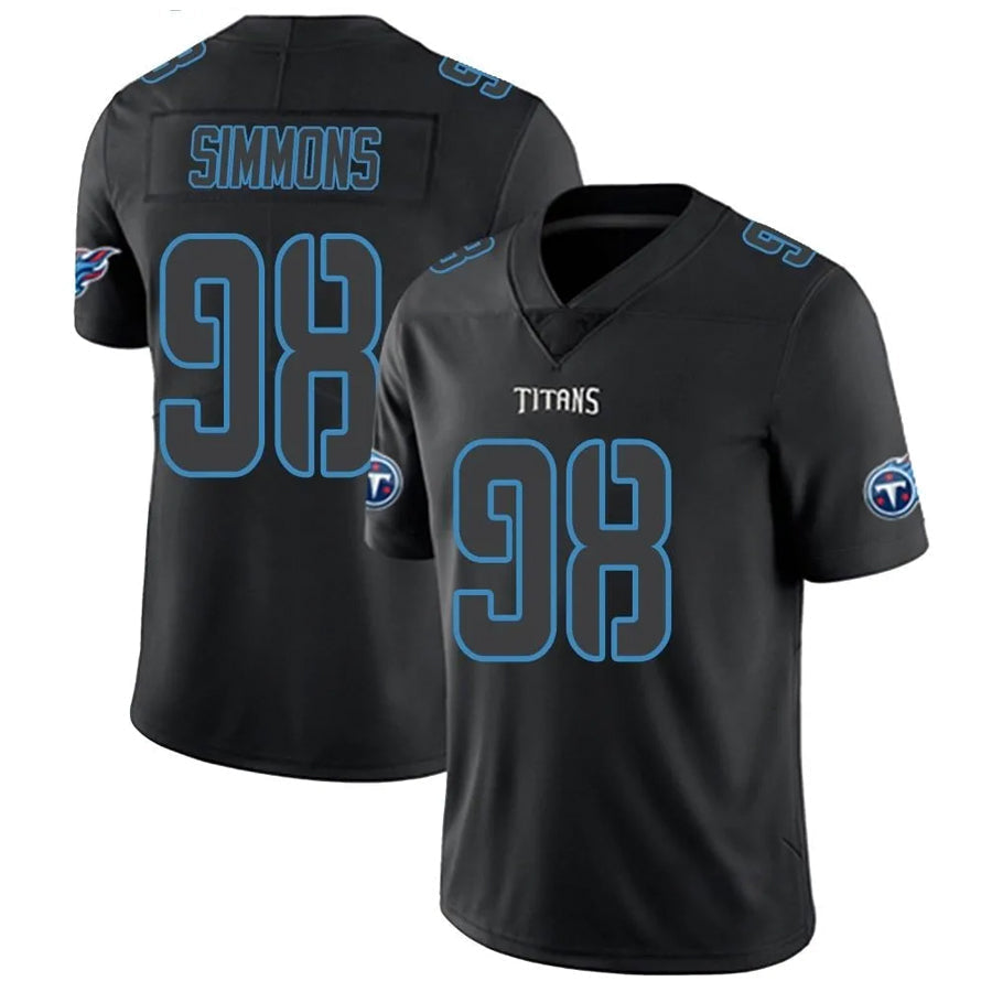 Custom #98 SIMMONS Pro Stitched Jersey - Premium Edition