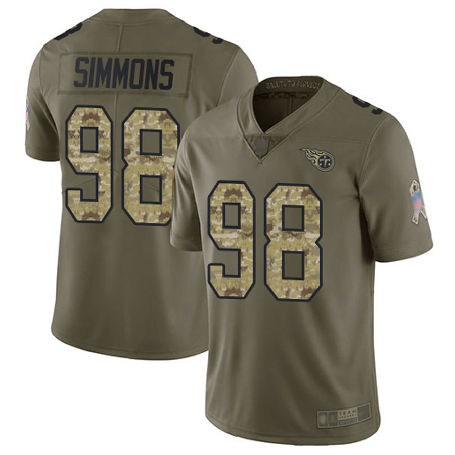 Custom #98 SIMMONS Pro Stitched Jersey - Premium Edition