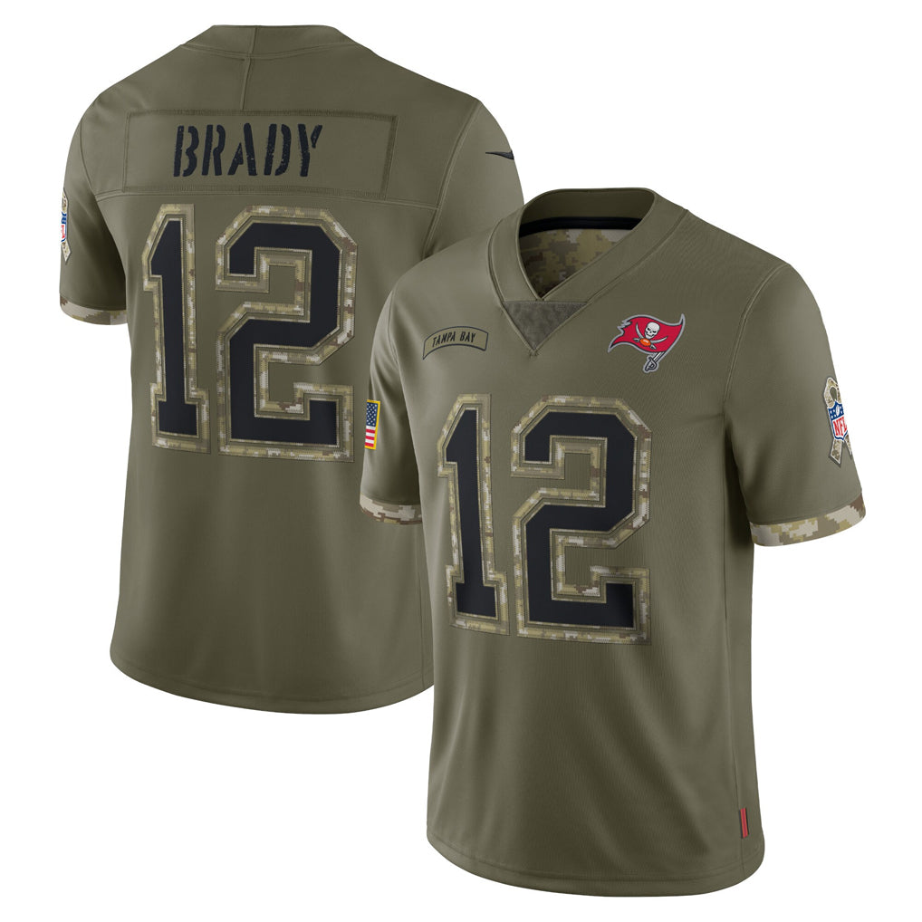 Custom #12 BRADY Pro Stitched Jersey - Premium Edition