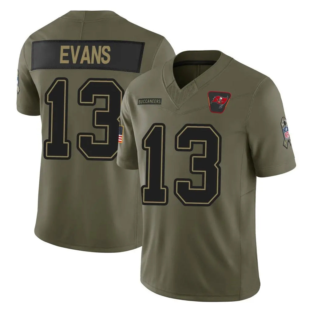 Custom #13 EVANS Pro Stitched Jersey - Premium Edition