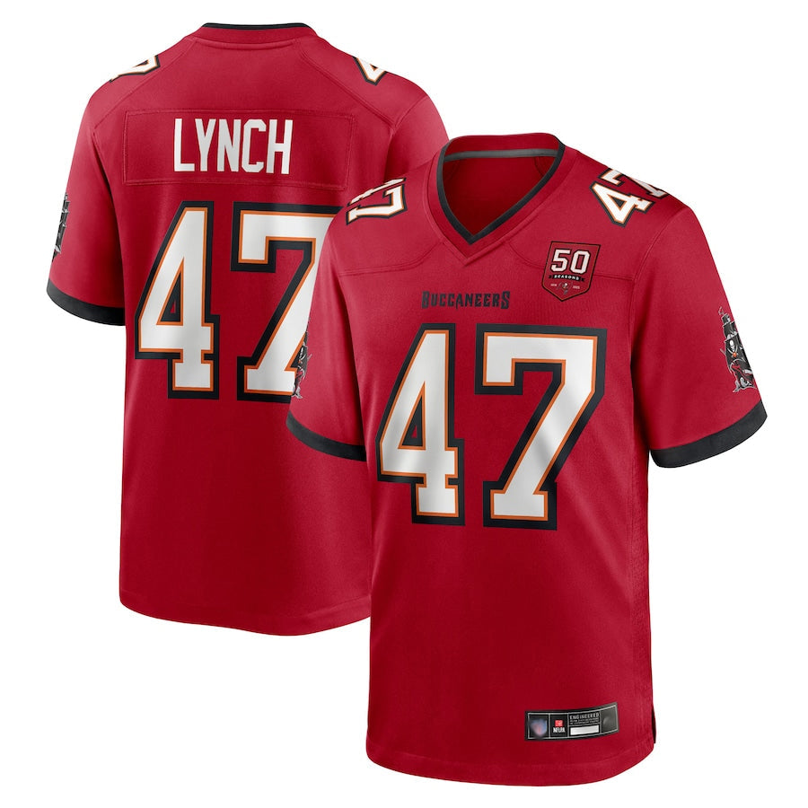 Custom #47 LYNCH Pro Stitched Jersey - Premium Edition