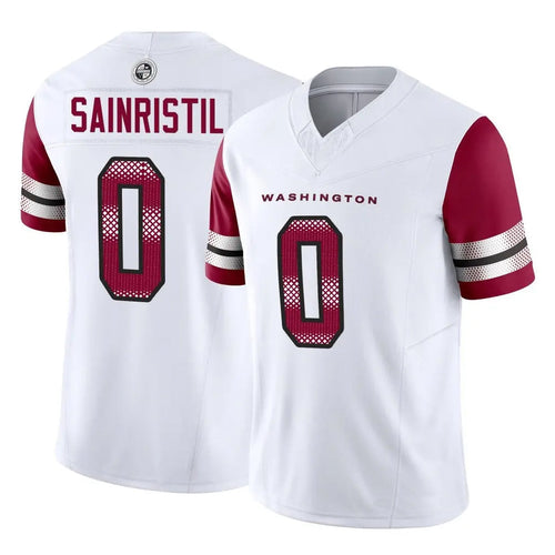 Custom #0 White WAS Football Shirt Top