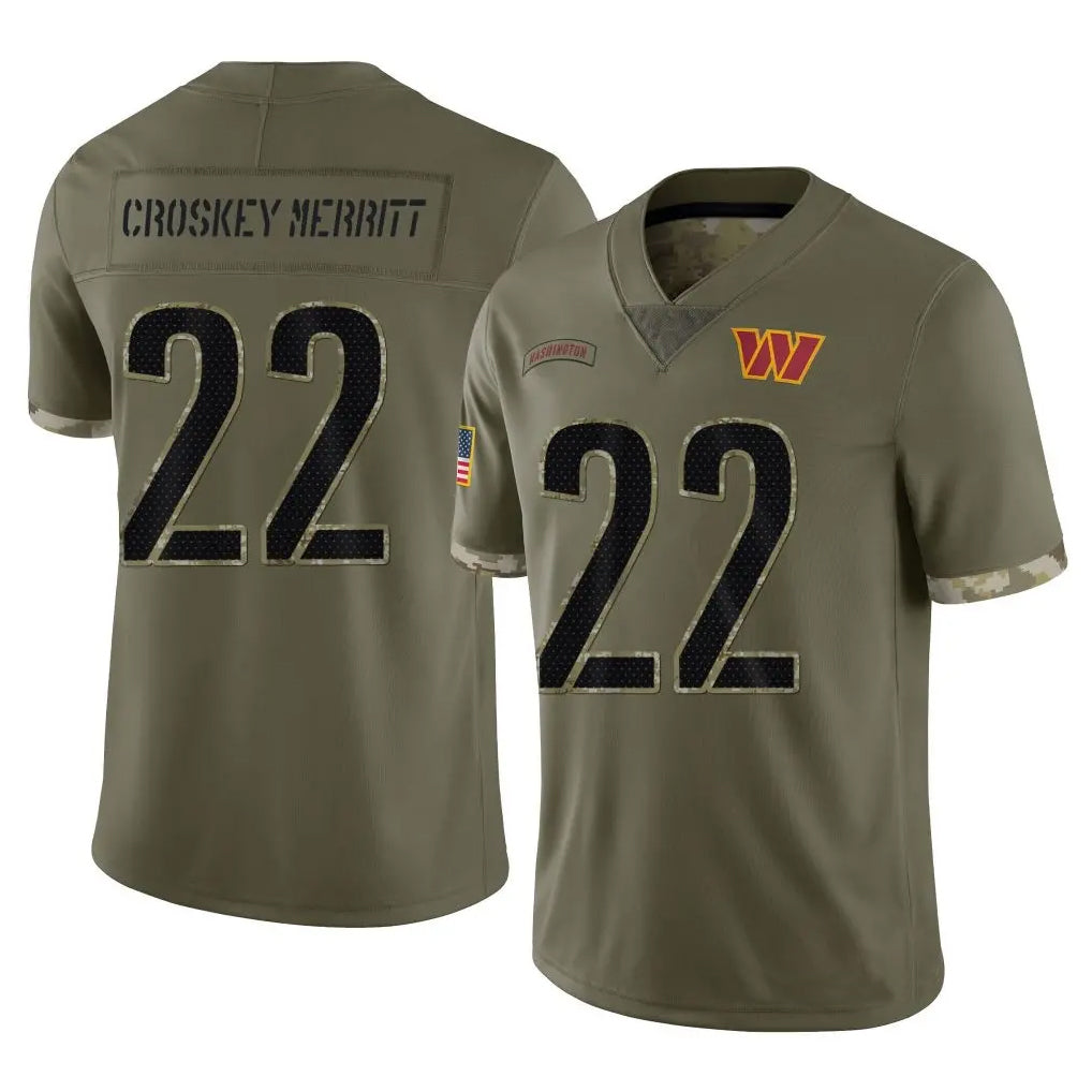 Custom #22 CROSKEYMERRITT Pro Stitched Jersey - Premium Edition