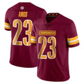Custom #23 Burgundy WAS Football Shirt Top