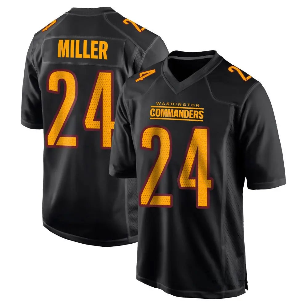 Custom #24 MILLER Pro Stitched Jersey - Premium Edition