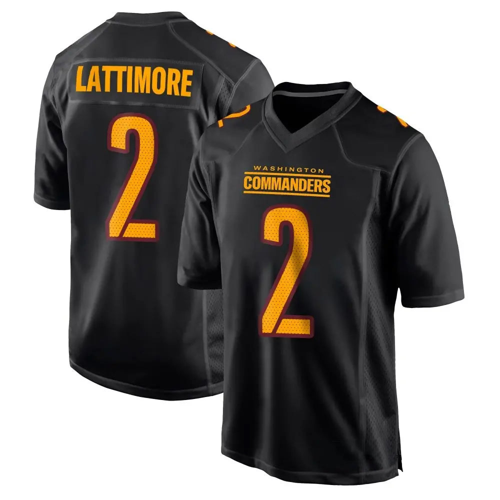 Custom #2 LATTIMORE Pro Stitched Jersey - Premium Edition