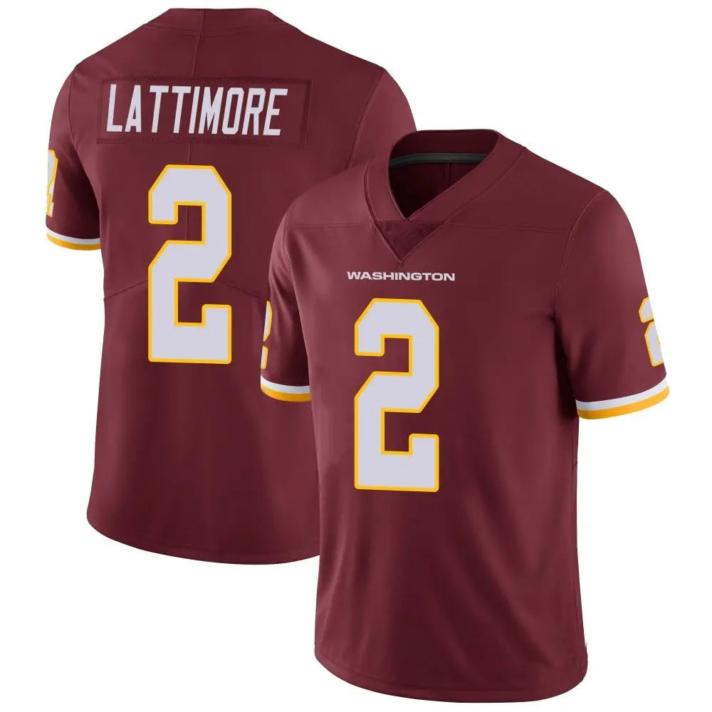 Custom #2 LATTIMORE Pro Stitched Jersey - Premium Edition