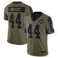 Custom #44 Olive WAS Football Shirt Top