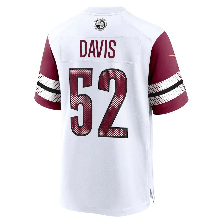 Custom #52 White WAS Football Shirt Top