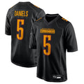 Custom #5 Carbon Black WAS Football Shirt Top