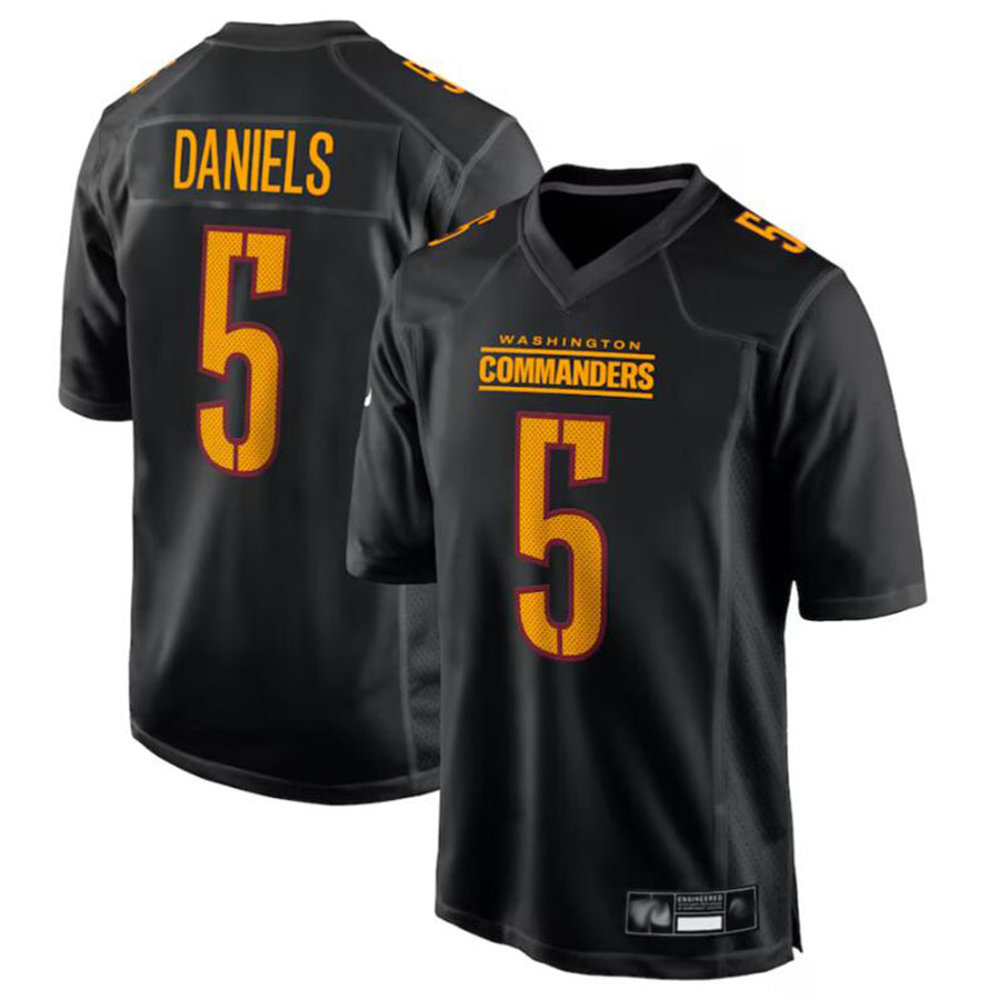 Custom #5 Carbon Black WAS Football Shirt Top