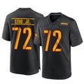 Custom #72 Black WAS Football Shirt Top